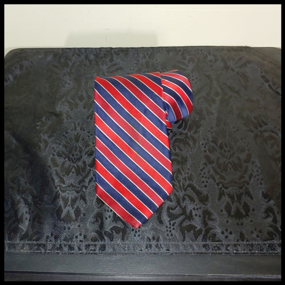 Other - Red White and Blue Diagonal Tie
